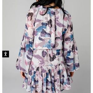 Buddy Love ZoZo mini dress in the color Blackberry.